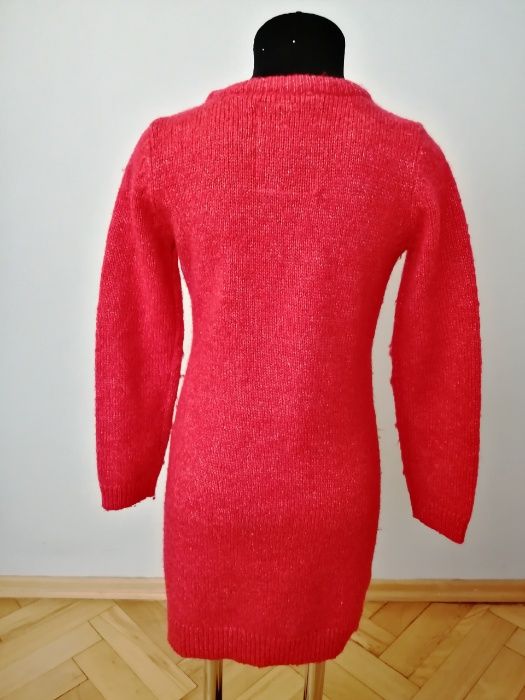 Little Knit Factory- Cudna Tunika Sweter dla dziewczynki 116 6 lat