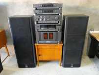 Wieża Sharp System 8800 + Kolumny Unikat dla Kolekcjonera