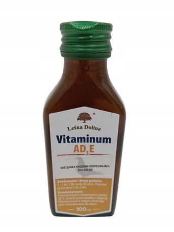 Vitaminum AD3E dla gołębi 100ml