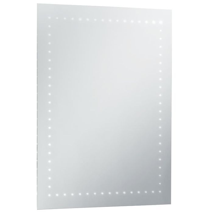 Vidaxl Ścienne Lustro Łazienkowe Z Led, 60 X 80 Cm