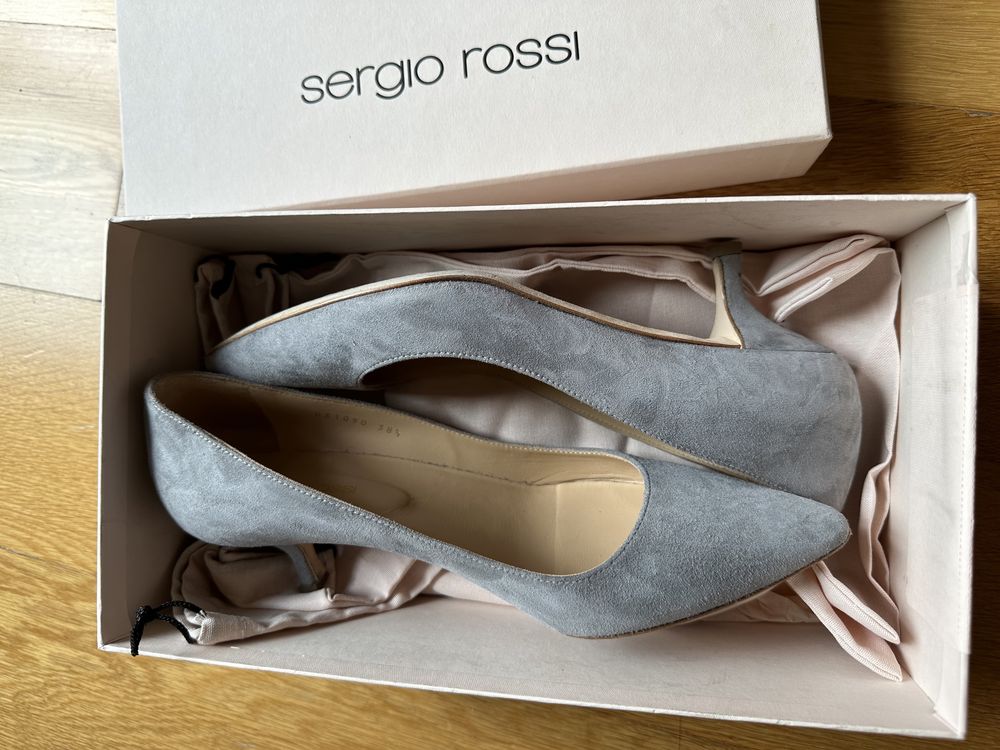 Sergio Rossi sapatos suede T38.5