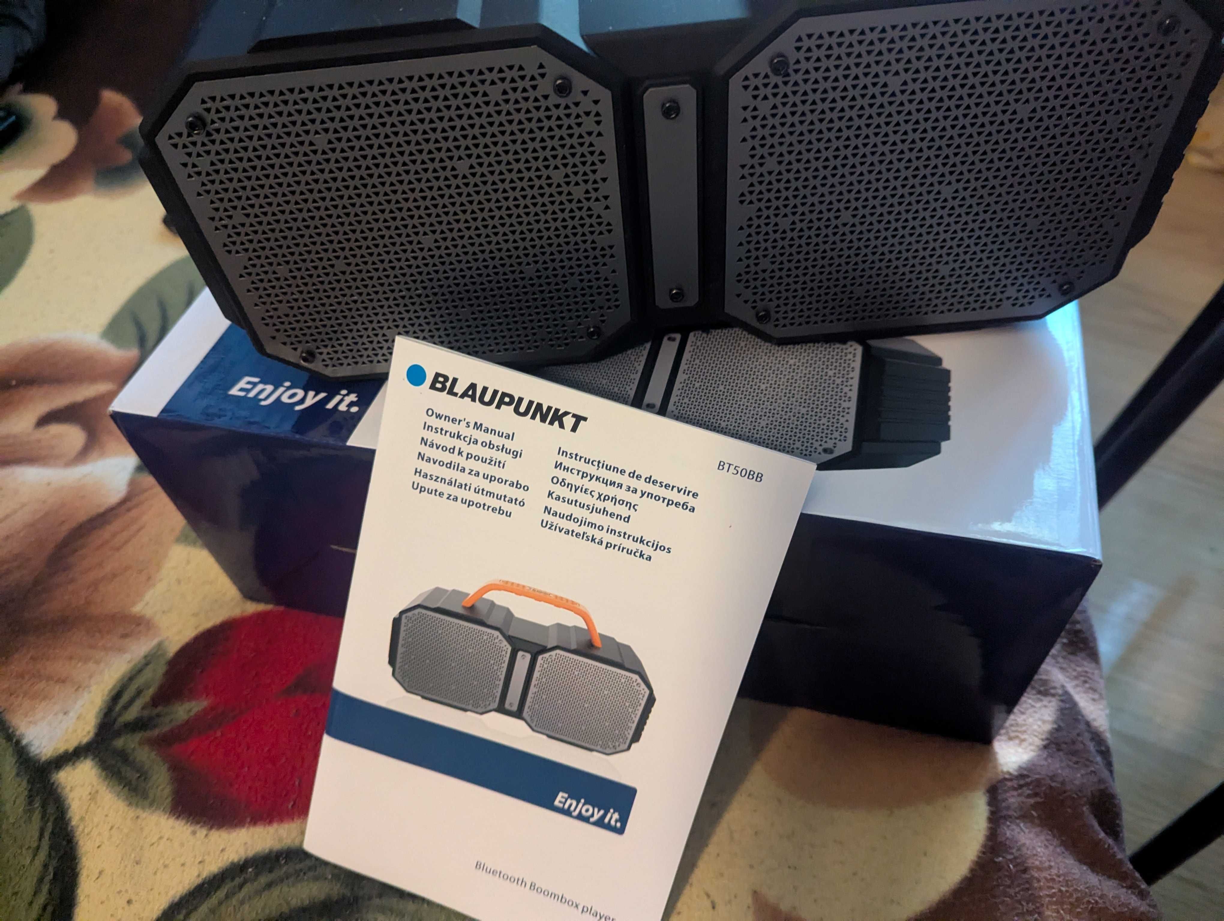 Głośnik bluetooth Blaupunkt bardzo głośno gra wysokie basy wysokie ton