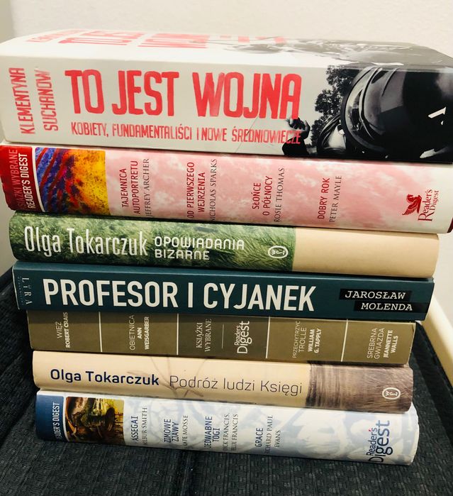 7 szt. NOWE książki Olga Tokarczyk i inne