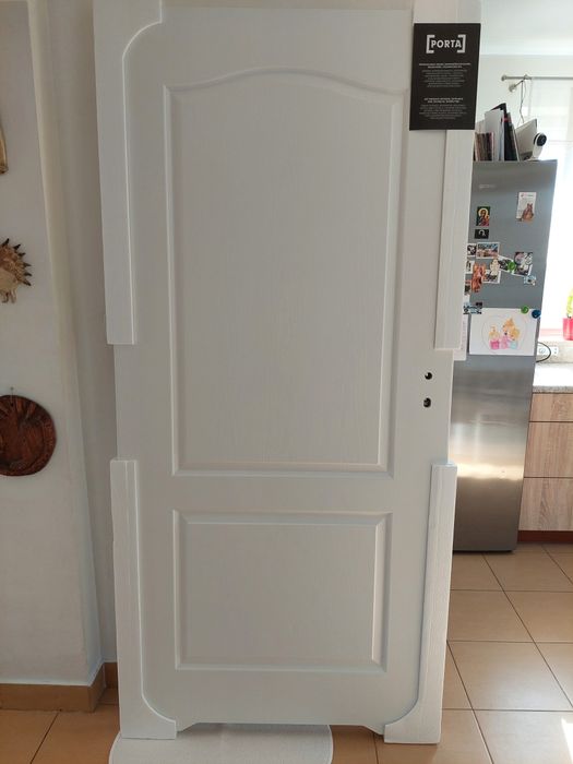 Nowe drzwi 90 Porta Londyn łazienkowe lewe nowe z pocięciem