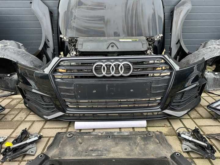 Бампер капот фари крило радіатори Audi A4 B9 B8 S-Line рест до рест