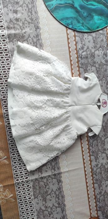 Sukienka do chrztu dla dziewczynki 62