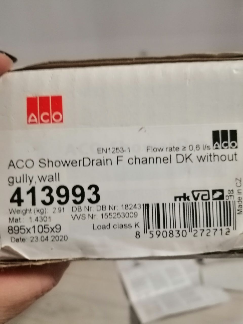 Odpływ liniowy Aco ShowerDrain