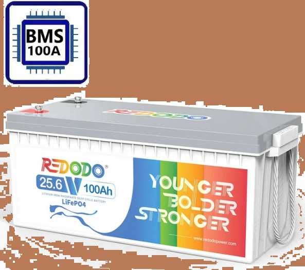 Аккумулятор Redodo 24V 100Ah (LiFePo4, BMS 100A)