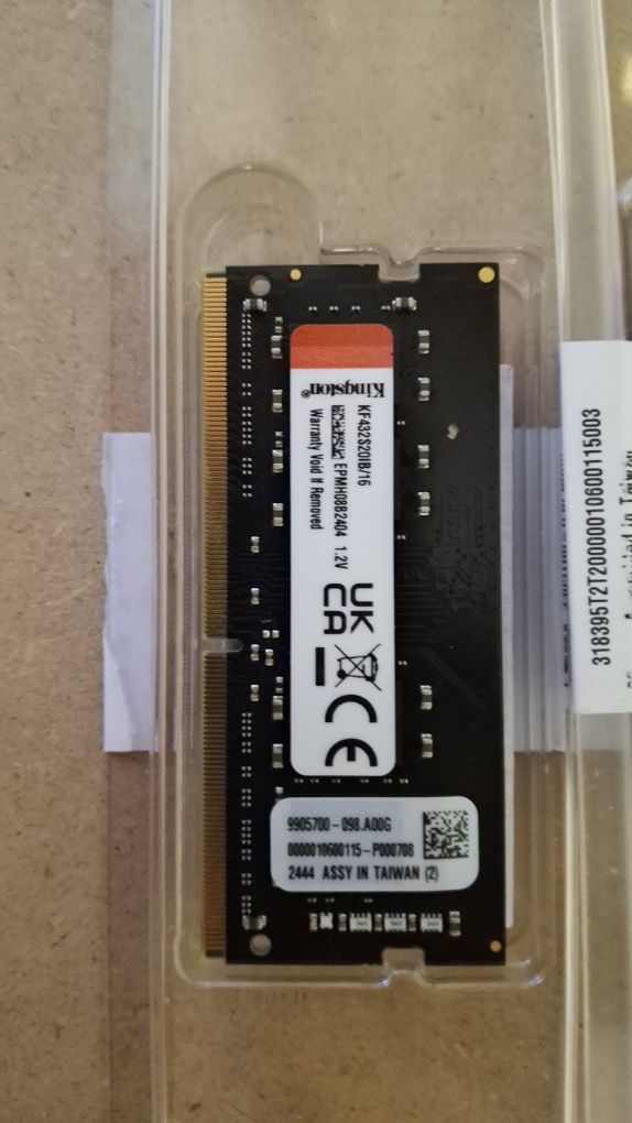 ОЗУ Kingston Fury DDR4 16Gb Impact 3200 MHz Sodimm