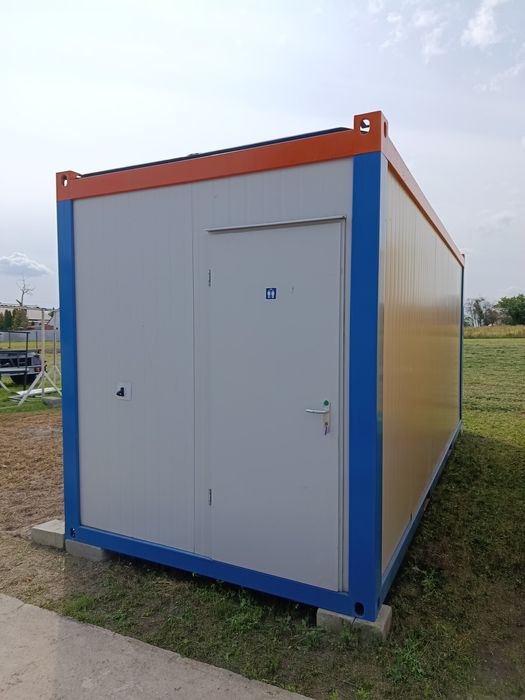 Kontener kuchnia + WC damskie+ WC męskie socjalny biurowy transport