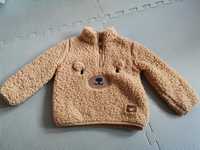 Mięciutki, sweterek, beżowy dla niemowlaka r. 80