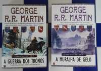 Livros A Guerra dos Tronos + A Muralha de Gelo, de George R. R. Martin