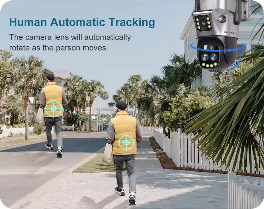 Автономная 4G камера 12Мп с акумулятором, ночныи видением, слежением