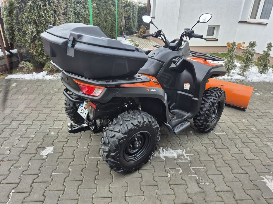 Quad Segway 600 AT6 S - 2024r. - Zarejestrowany! Pług ! Kufer! 900 km!