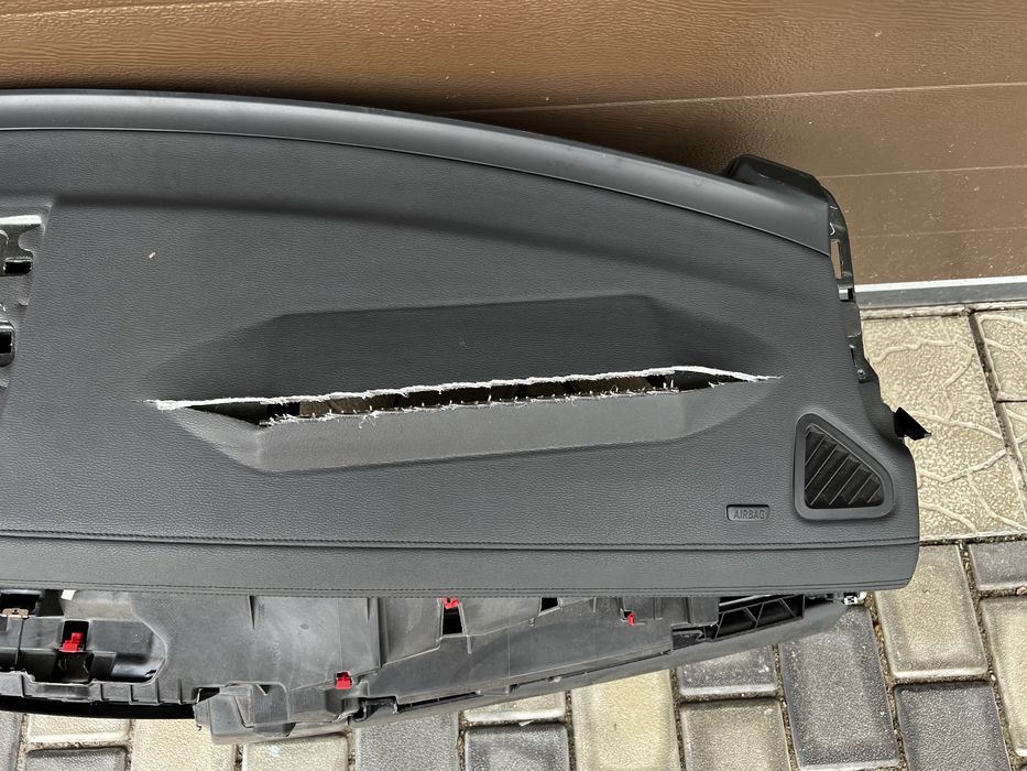 Торпедо консольна запчастини кокпит bmw x5 f15 x6 f16 f85 кожа