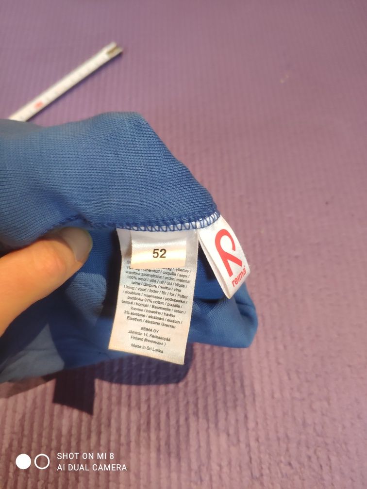 Reima czapka z pure new wokół 52 4/5lat