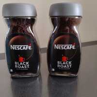 2 słoiki dużej kawy rozpuszczalnej Nescafe Black Roast