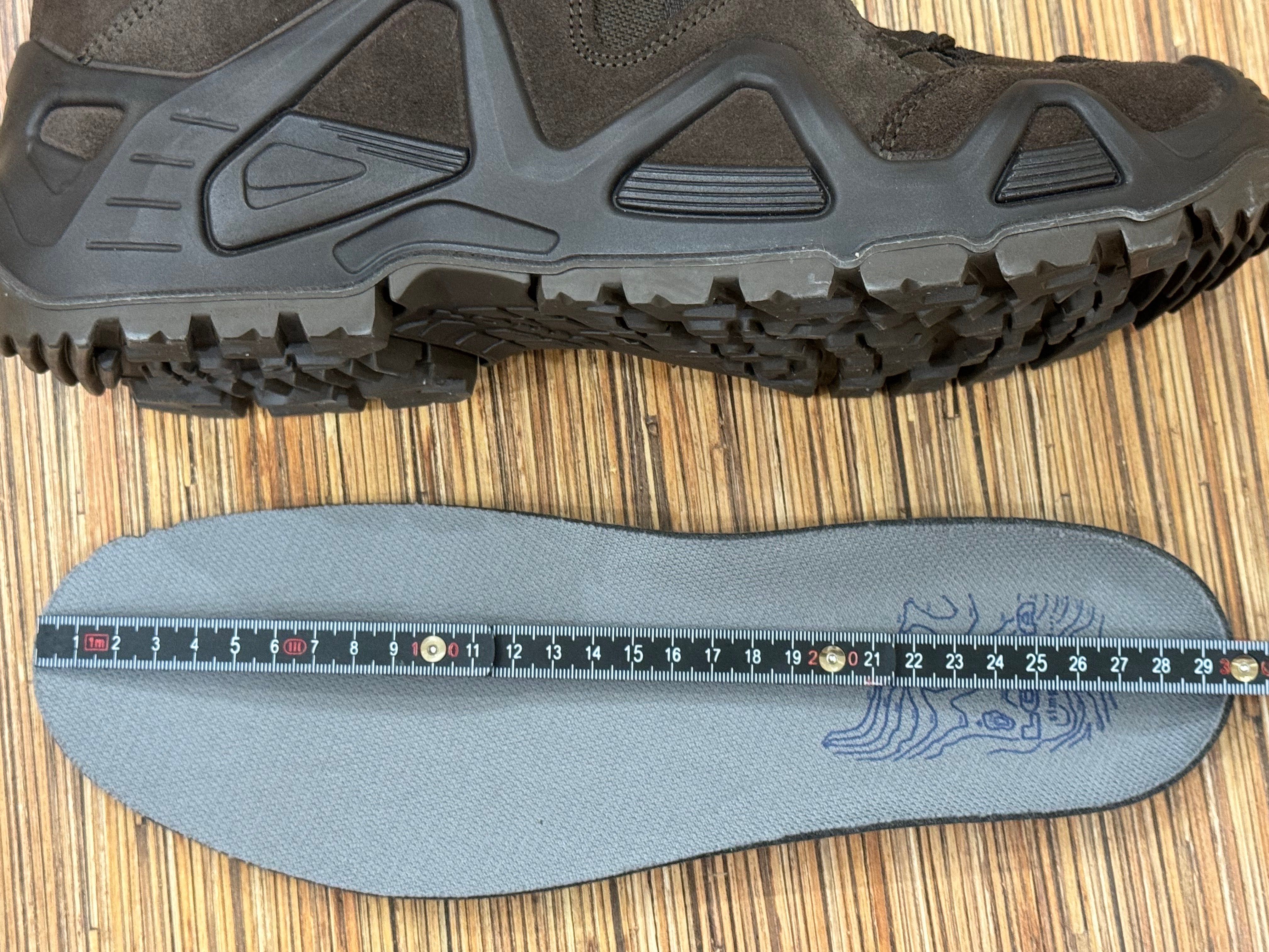 Новые ботинки LOWA ZEPHYR GTX MID TF, Dark Brown, 45 р-р,  29,5 см.