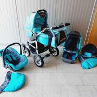 Zestaw wózek niemowlęcy,  spacerowy i fotelik- nosidełko! Stan idealny