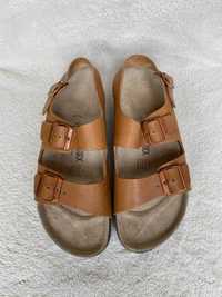 Сланці босоніжки birkenstock milano. natural leather розм 44