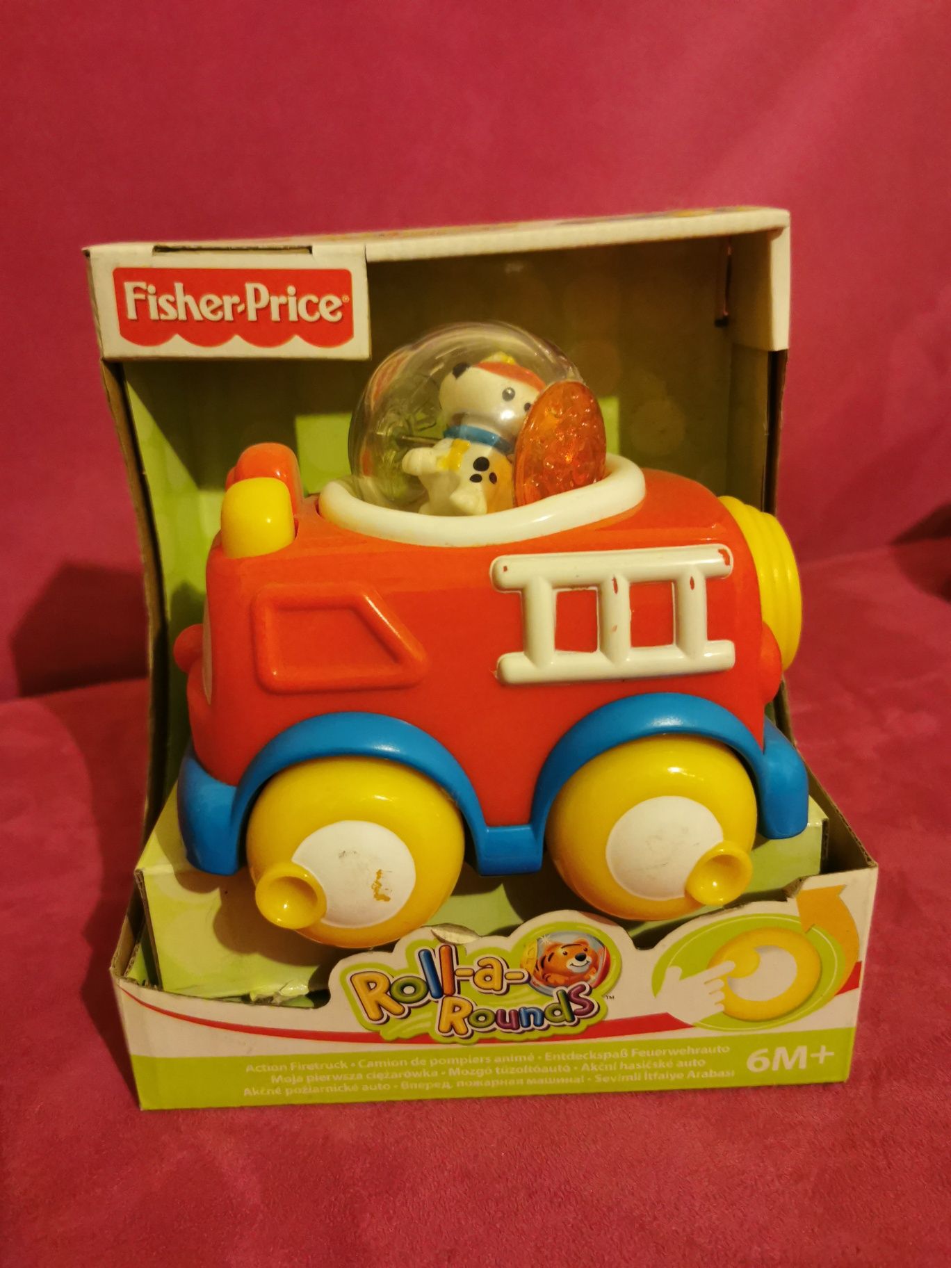 Fisher-Price Pojazd Z Kuleczką Wóz Strażacki J1654