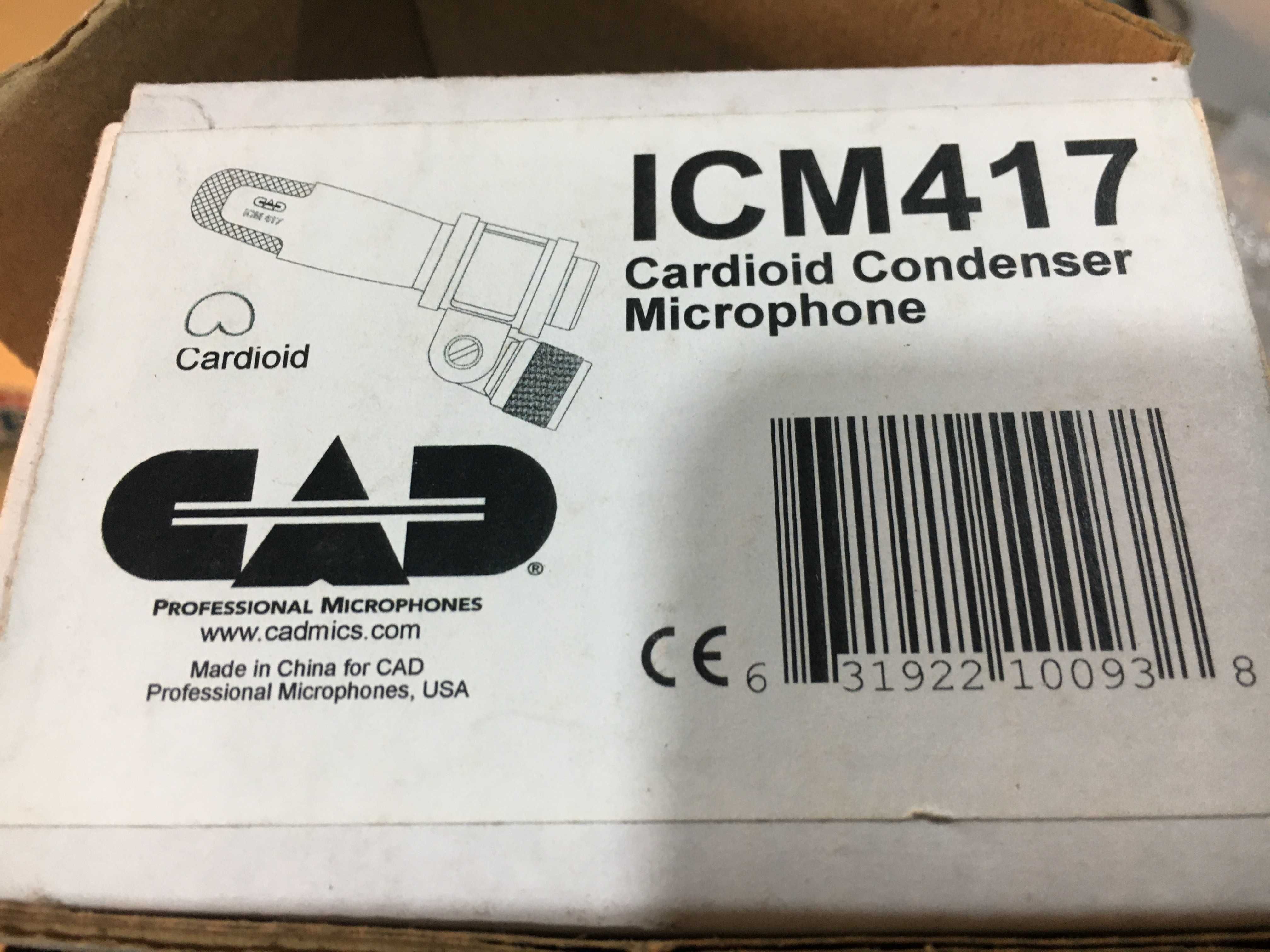 CAD ICM417 Cardioid Condenser Microphone