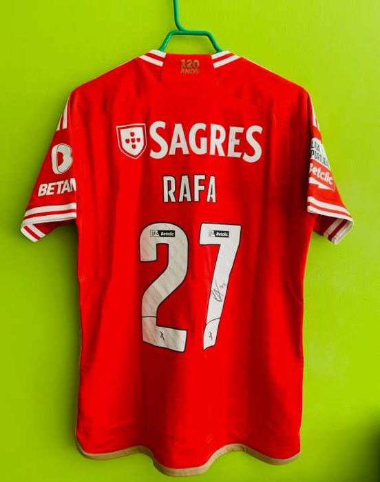 Camisola Match Worn Rafa Silva Benfica Autografada Certificado MWS
