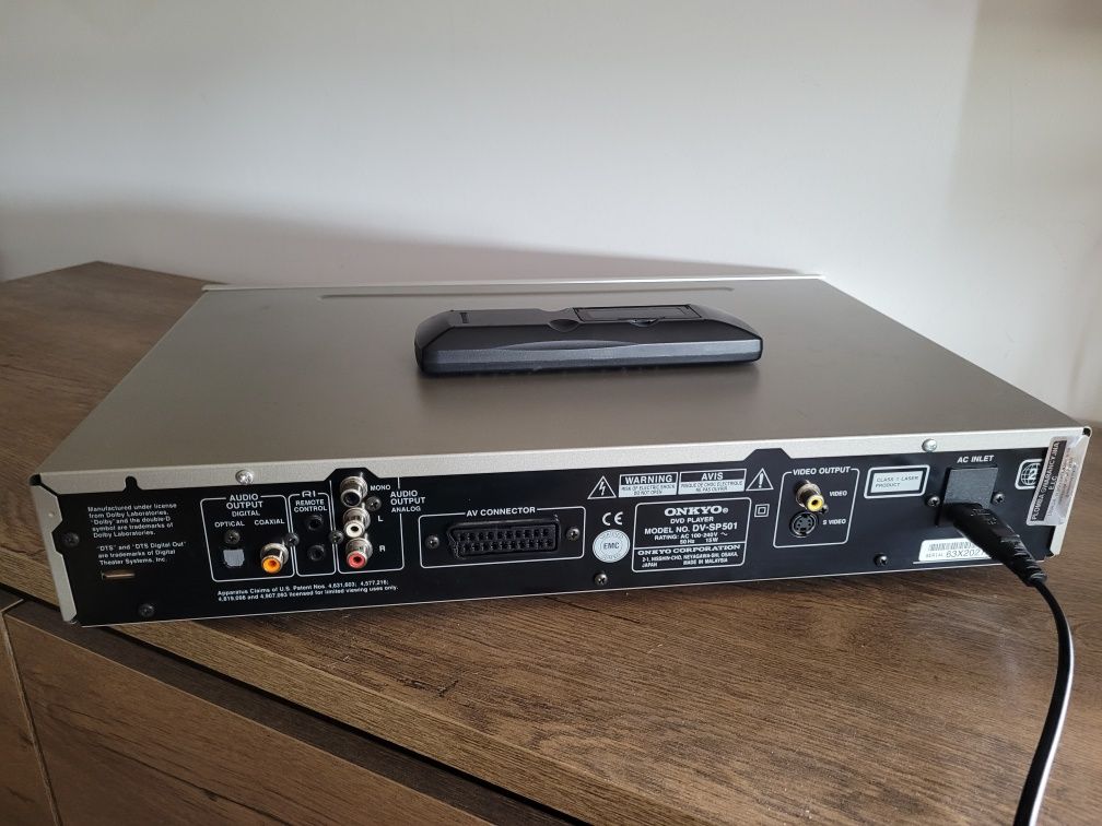 Onkyo DV SP 501 - Pilot - Odtwarzacz CD DVD MP3 . Płyty Kasety Sprzęt