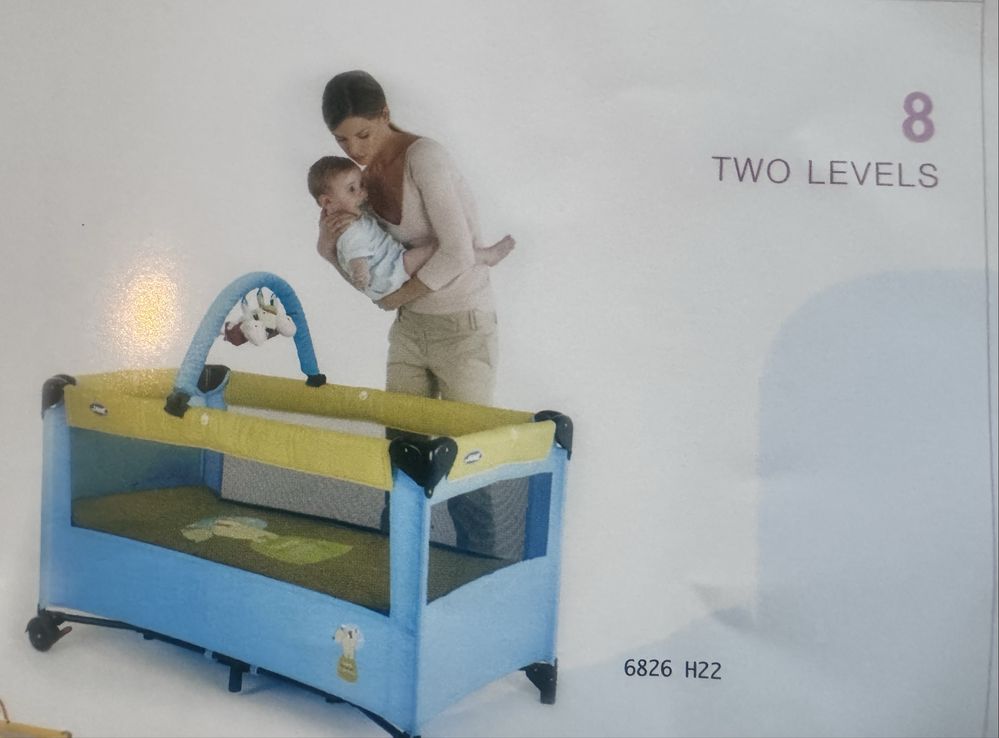 Berço de Viagem Duo Level Toys com Capa