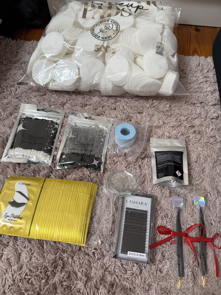 Zestaw do rzęs lashara z poduszka noble lashes