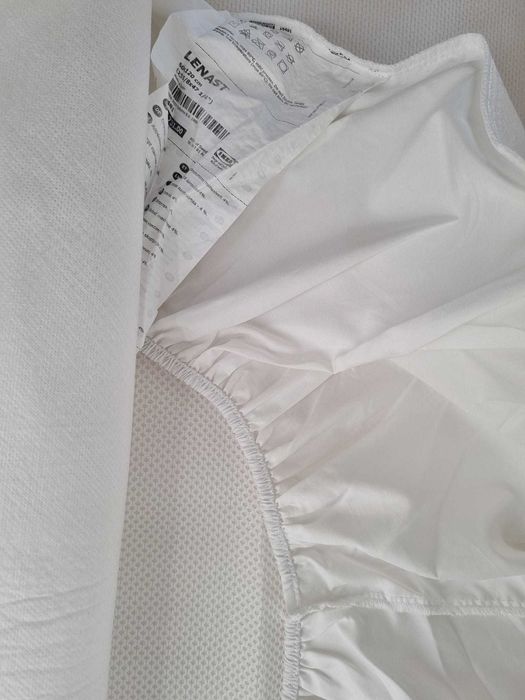 Berço + colchão + forra do colchão + protetor do berço - Tudo IKEA