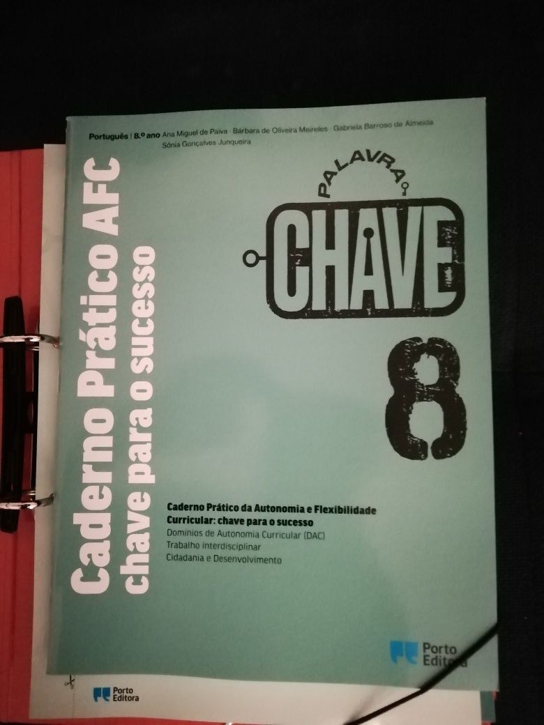 Palavra-chave - Português - 8.º Ano Manual + C Atividades, etc