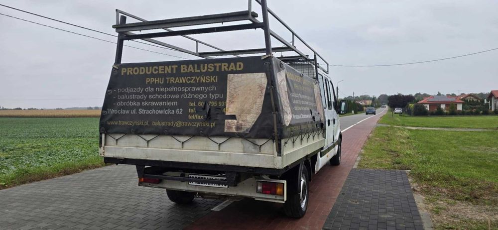 Renault Master II DOKA BRYGADÓWKA 2.5D 2010r 9 os klima