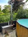 Piec do basenu 100 cm, stal nierdzewna AISI316
