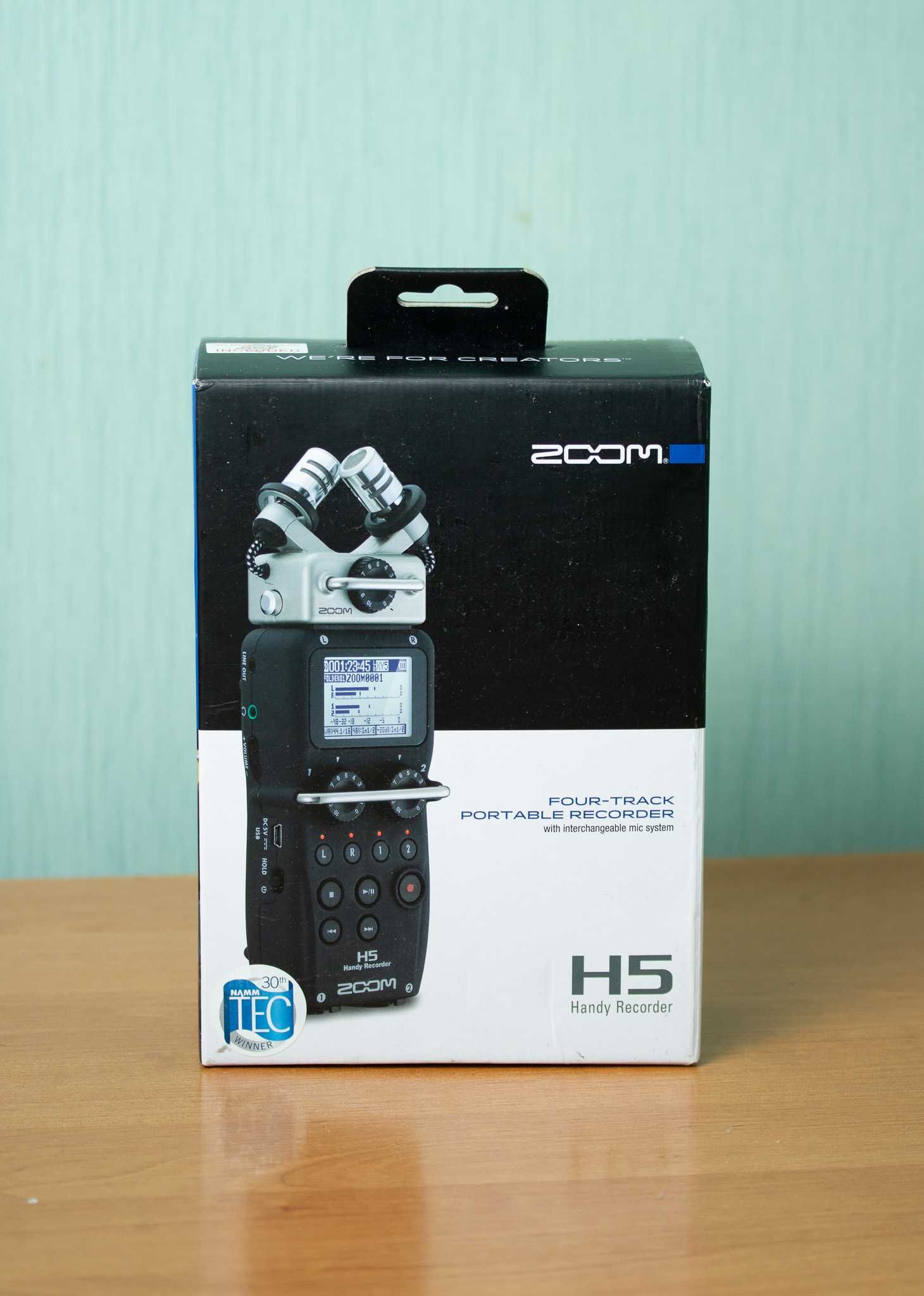 Новый - Zoom H5 PRO - звуковой рекордер, аудиорекордер Зум H 5