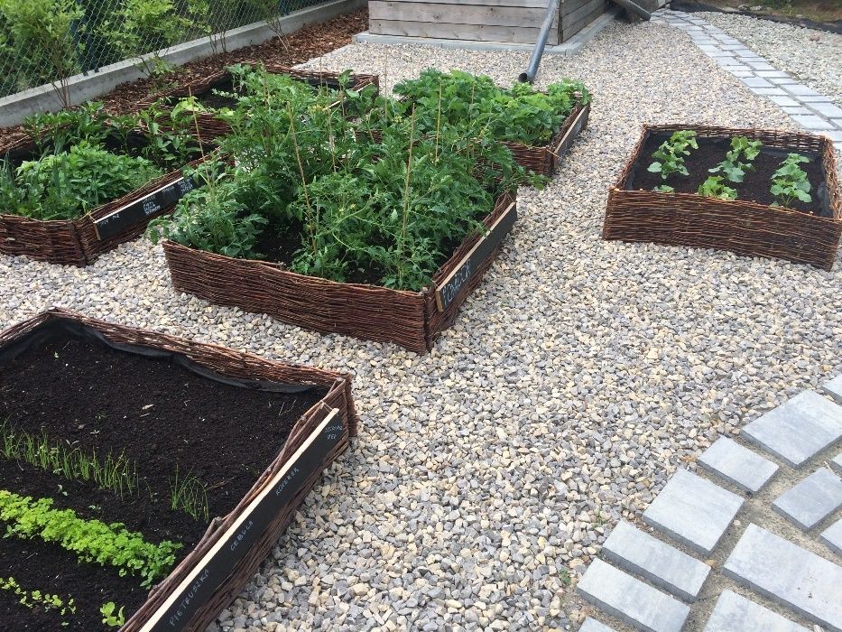 Dekoracyjny kamień ozdobny, grys skalny 16-22 mm szarobeżowy, szary