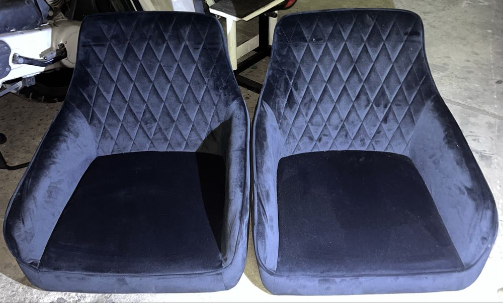 fotele welurowe 2szt super stanjak nowe