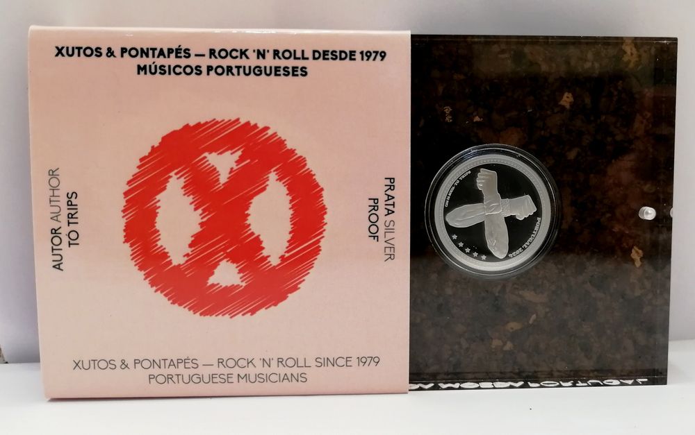 Moeda Proof Xutos e Pontapés