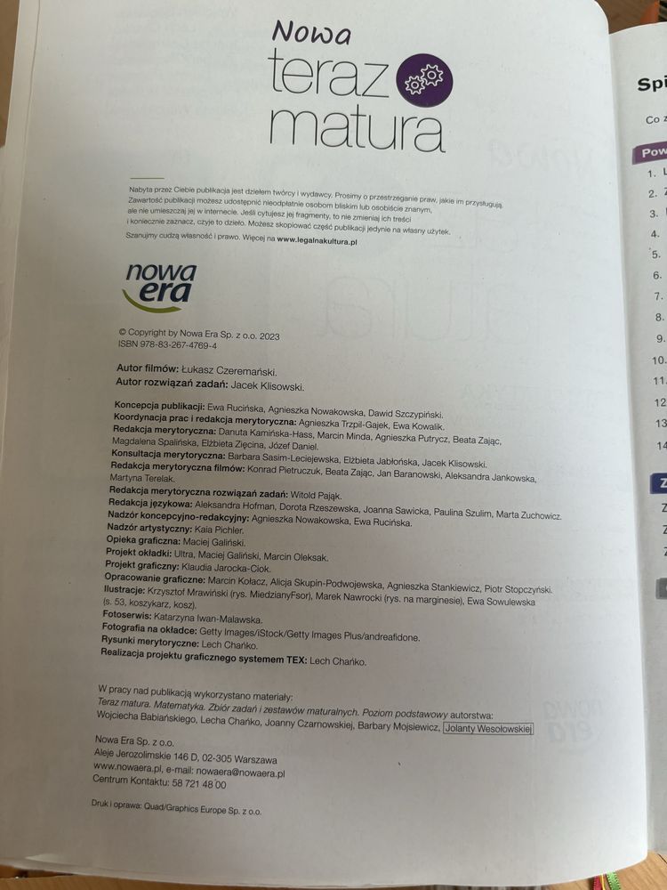 Teraz matura matematyka