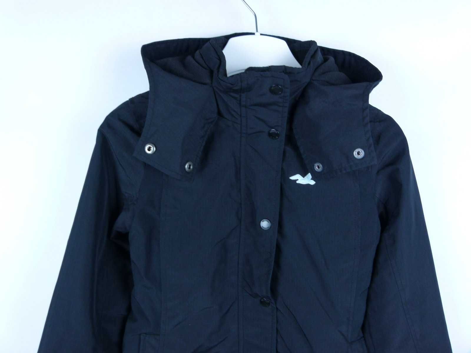 Hollister All-Weather przejściowa kurtka na polarze / XS