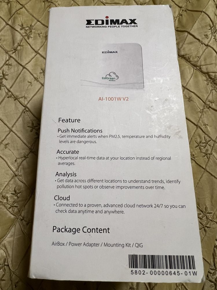 AI-1001w v2 детектор якості повітря з wi-fi