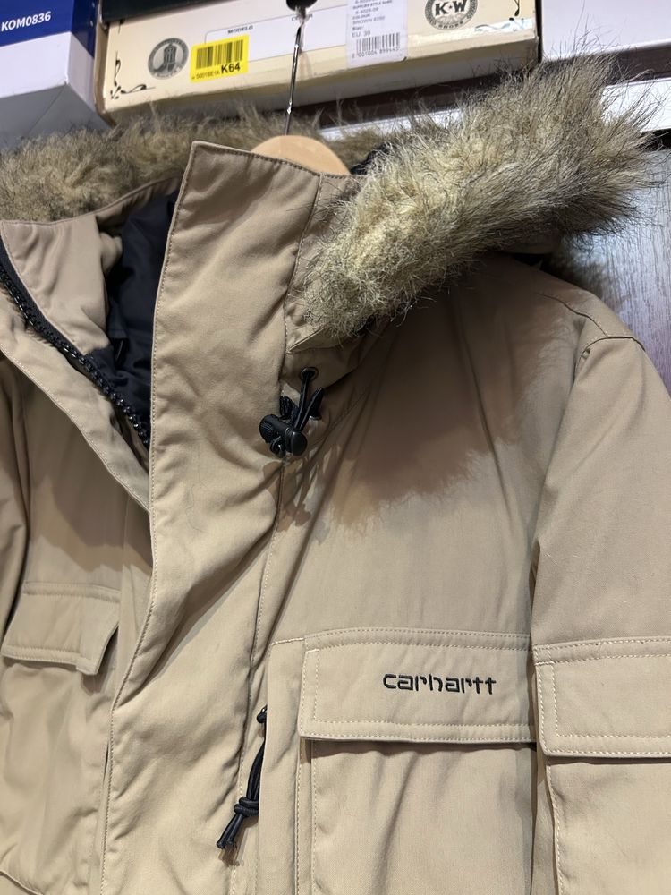 Parka przepiękna/puchowa bering Carhartt Wip S- super !