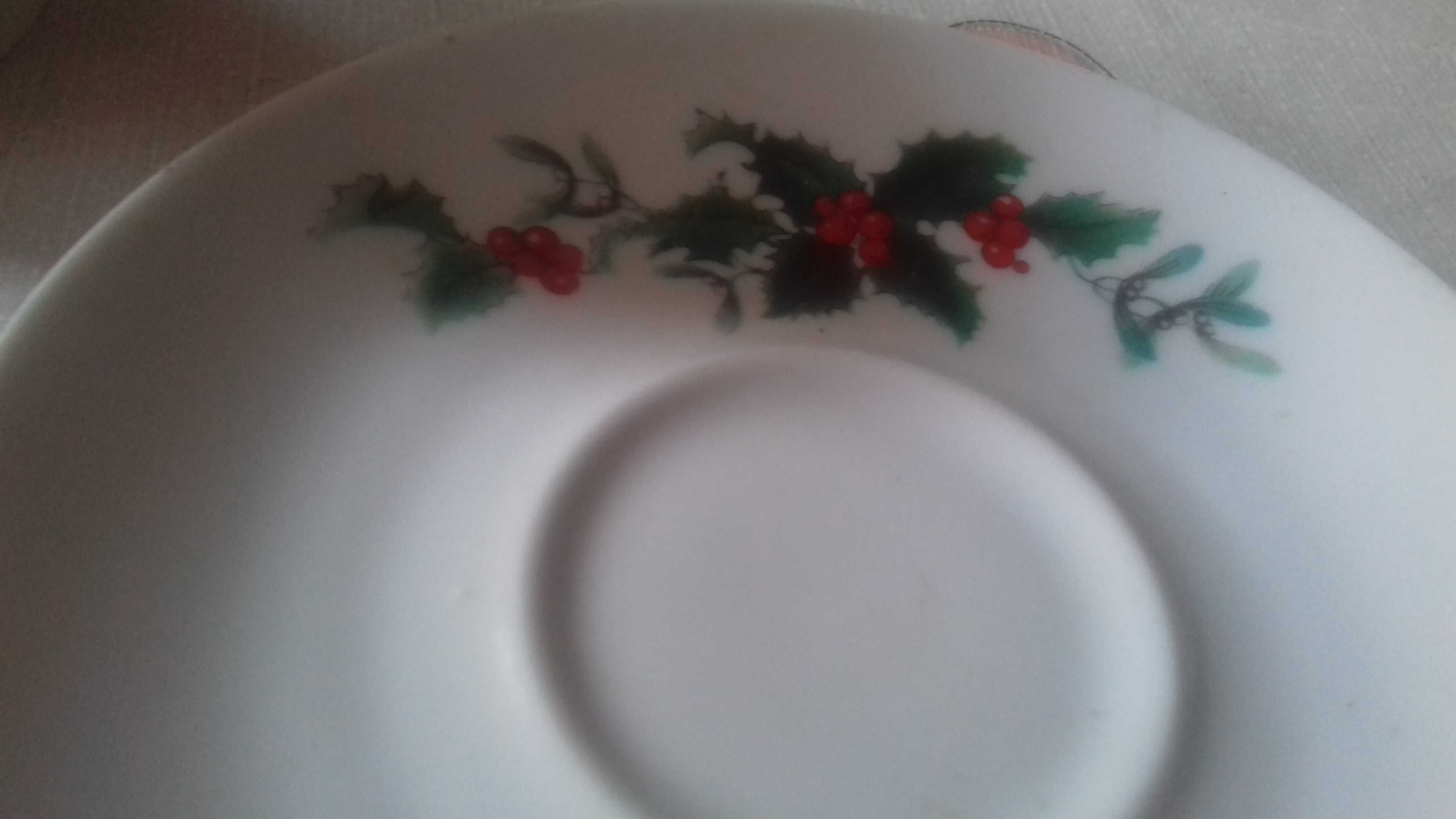 Porcelana Wawel kubek filizanka z podstawke