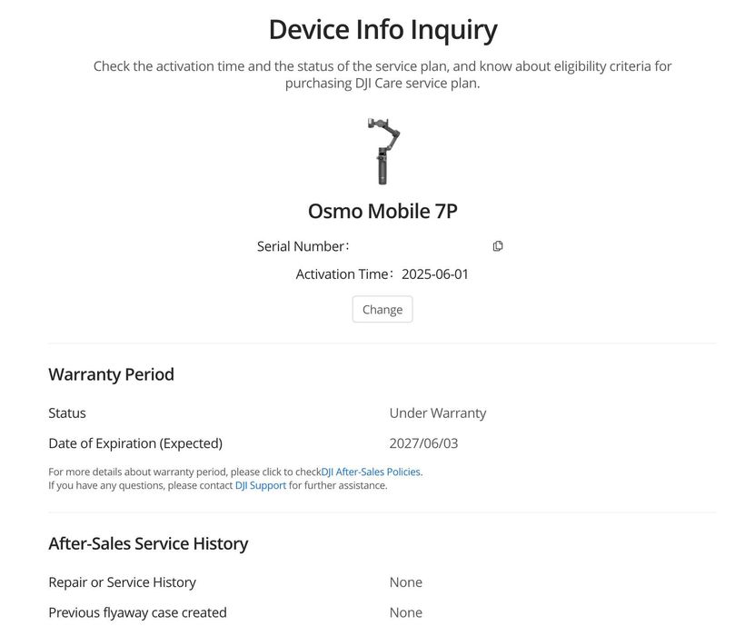 DJI Osmo Moblie 7P Gimbal
