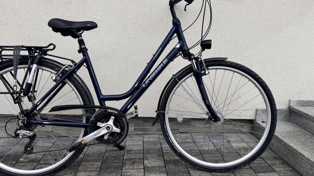 Super stan Unibike Vision rama Alu 19” kola 28” Gwarancja