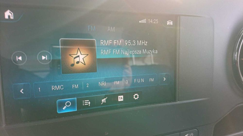 Radio + wyświetlacz MBUX Mercedes Sprinter 907 910