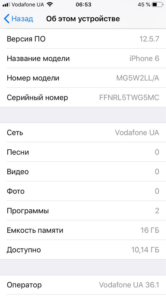 Apple iPhone 6 на 16 ГБ