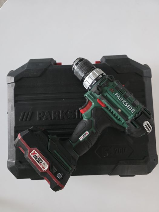 Wkrętarko-wiertarka akumulatorowa Parkside PABS 20-Li D5 - używana
