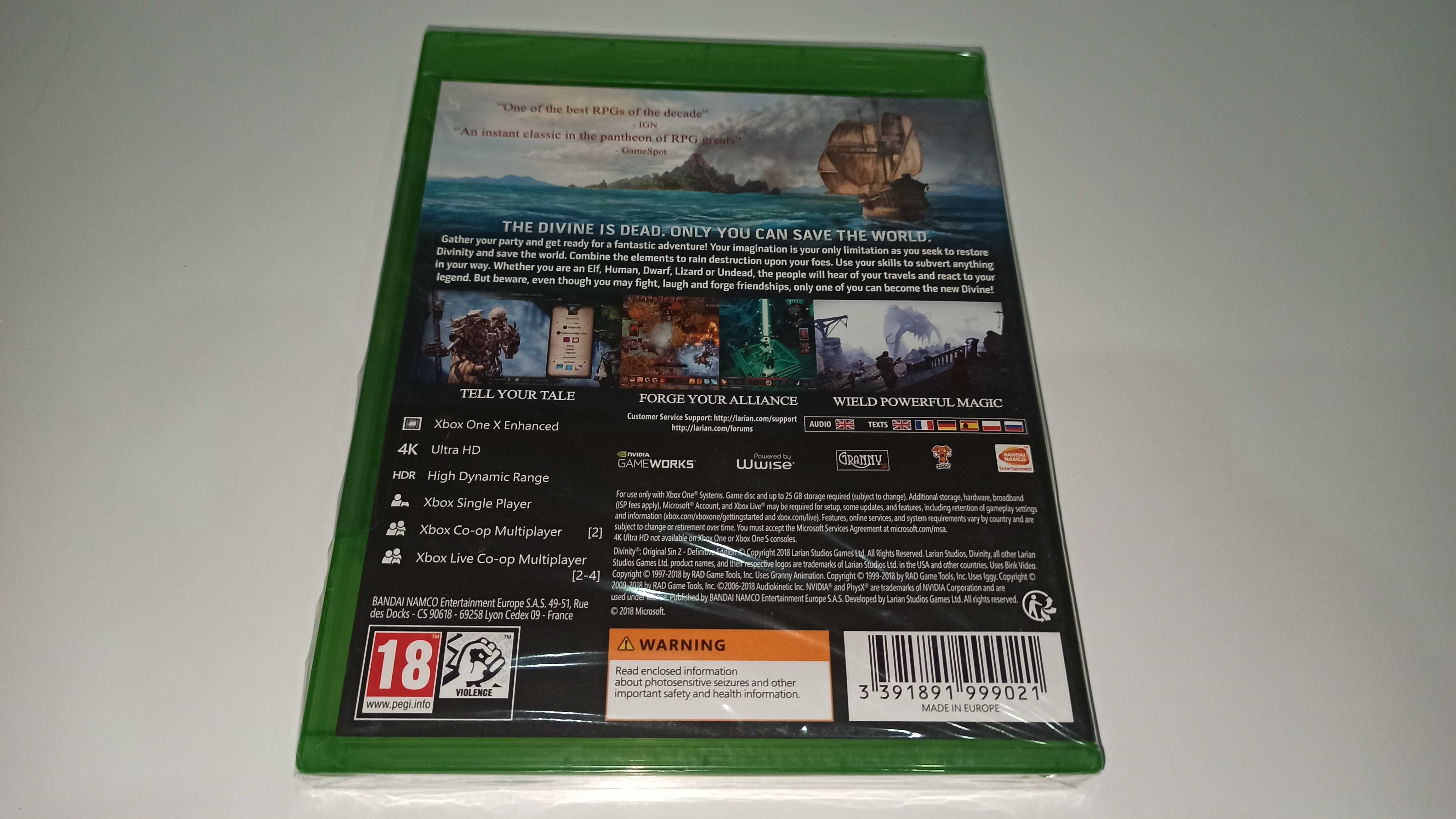 xbox one DIVINITY ORIGINAL SiN 2 DEFINITIVE EDITION po polsku nowa rpg