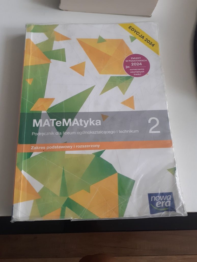 Książka do nauki matematyki  dla klasy 2 liceum ogólnokształcącego